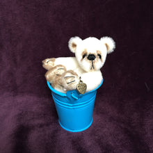 Load image into Gallery viewer, Bebe (bear in a bucket) - Hand made collectable bear
