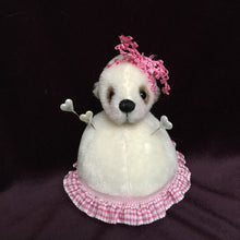 Load image into Gallery viewer, Polly - Hand made collectable bear pincushion
