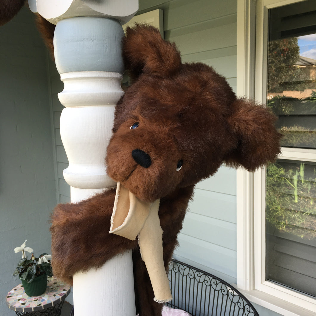 Bruno - Hand made collectable Hangabear (34 inch)