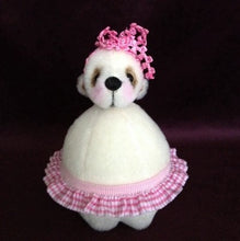 Load image into Gallery viewer, Polly - Hand made collectable bear pincushion
